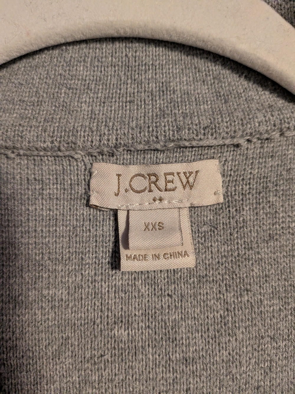 J.Crew Light Gray Knit Two-Button Blazer - Picture 5 of 5